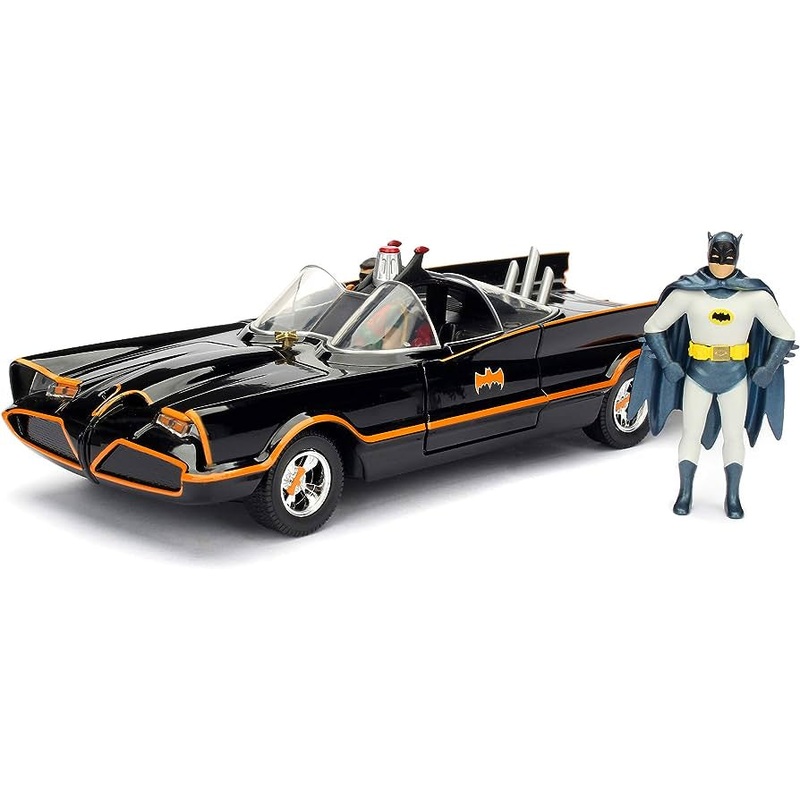 Jada - 1/24 Batman & Robin w/ Classic Batmobile 1966 (Hollywood Rides)