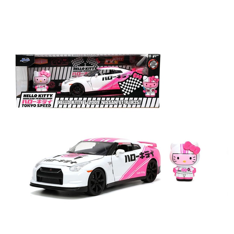 Jada - 1/24 Hello Kitty & Nissan GT-R (R-35) 2009