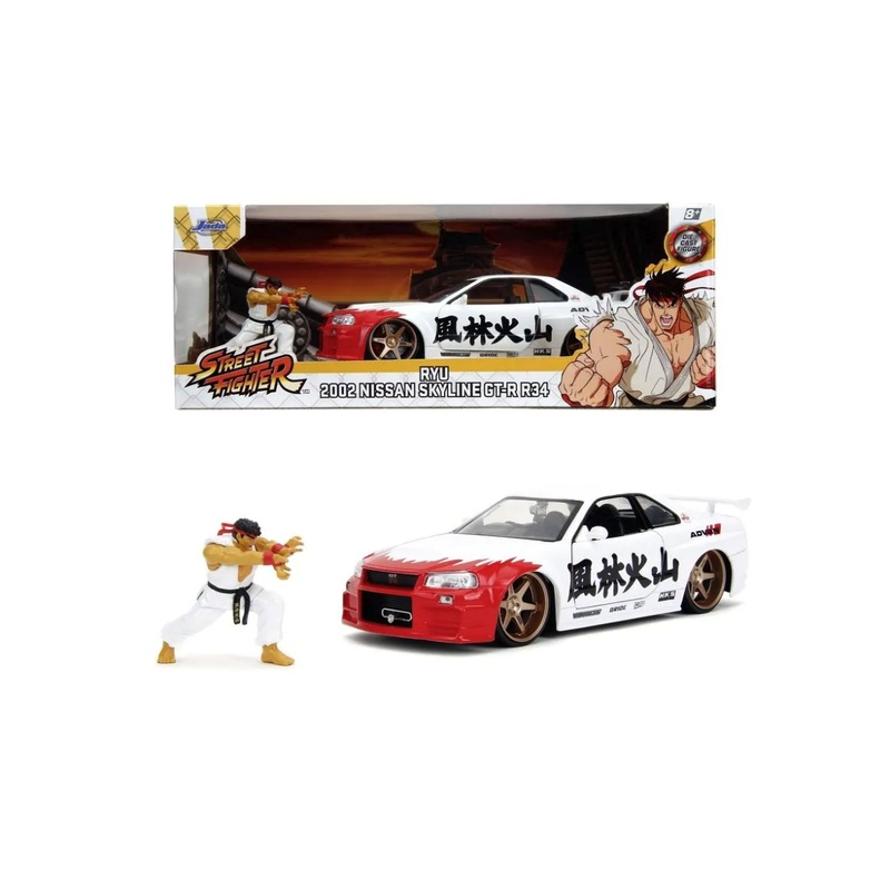 Jada - 1/24 Street Fighter Rye & Nissan Skyline GTR (Hollywood Rides)