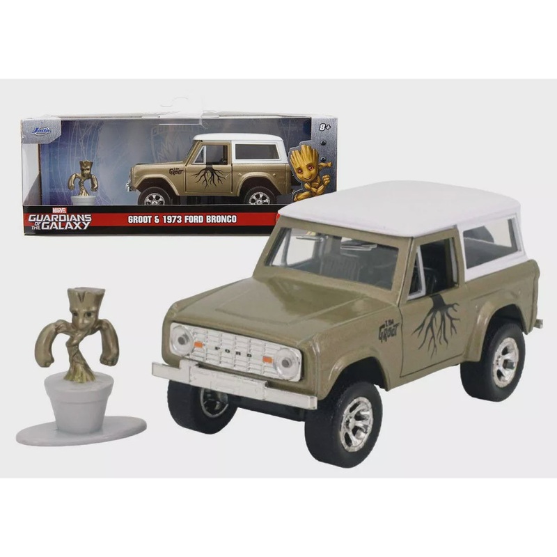 Jada - 1/32 Groot & Ford Bronco 1973 (Marvel)