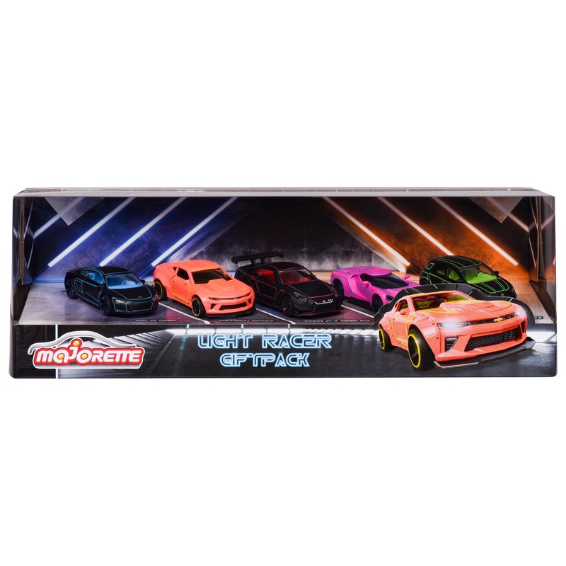 Majorette - Light Racer Gift Pack (5 Pieces)