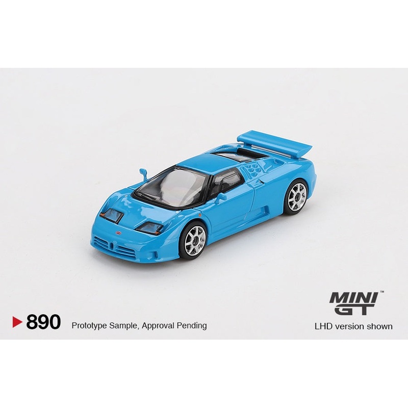 Mini GT - 1/64 Bugatti EB110 Super Sport Blu Bugatti