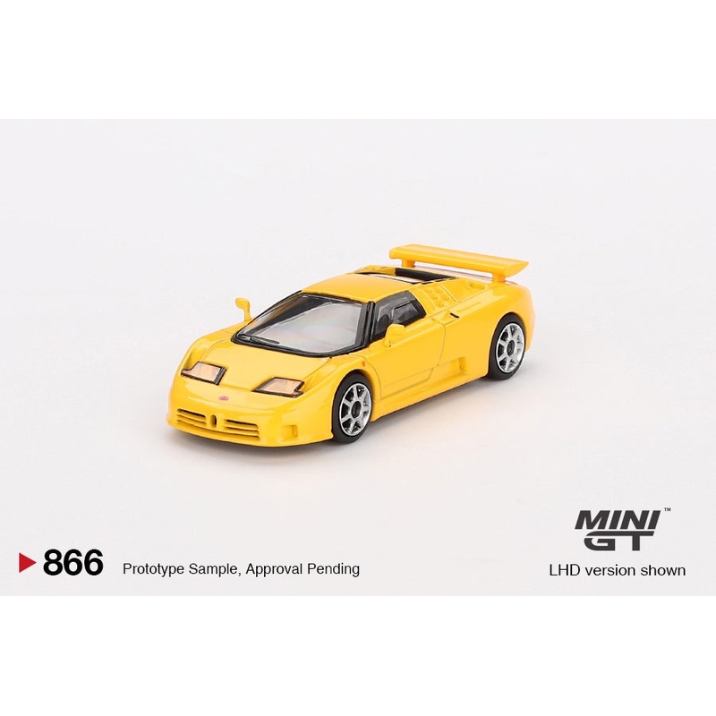 Mini GT - 1/64 Bugatti EB110 Super Sport Giallo Bugatti