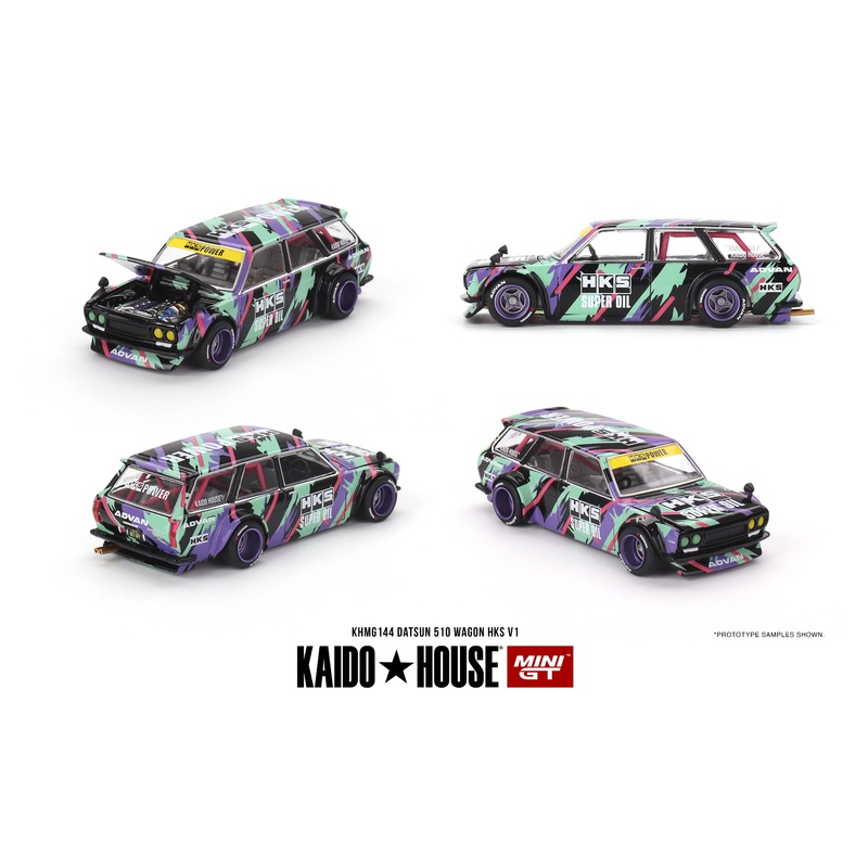 Mini GT - 1/64 Datsun 510 Wagon HKS V1 (Kaido House)