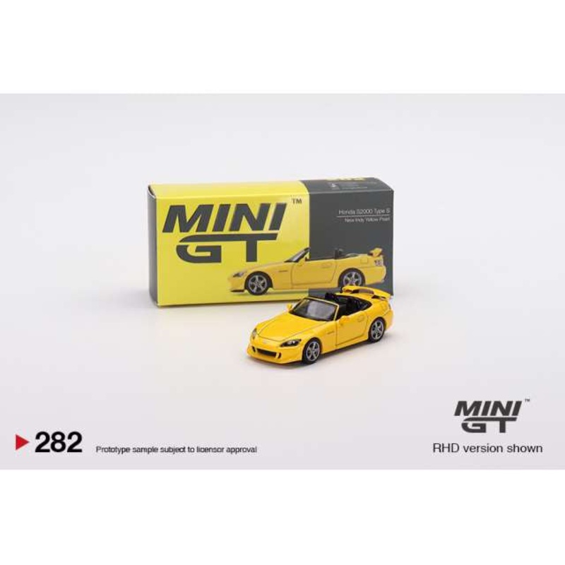 Mini GT - 1/64 Honda S2000 CR Rio (Yellow Pearl)