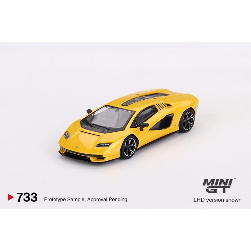 Mini GT - 1/64 Lamborghini Countach LPI 800-4 New Giallo Orion