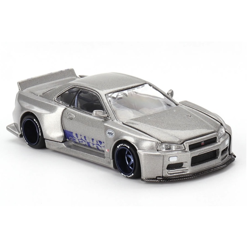 Mini GT - 1/64 Nissan Skyline GT-R (R34) Shinjuku V1 (Kaido House)