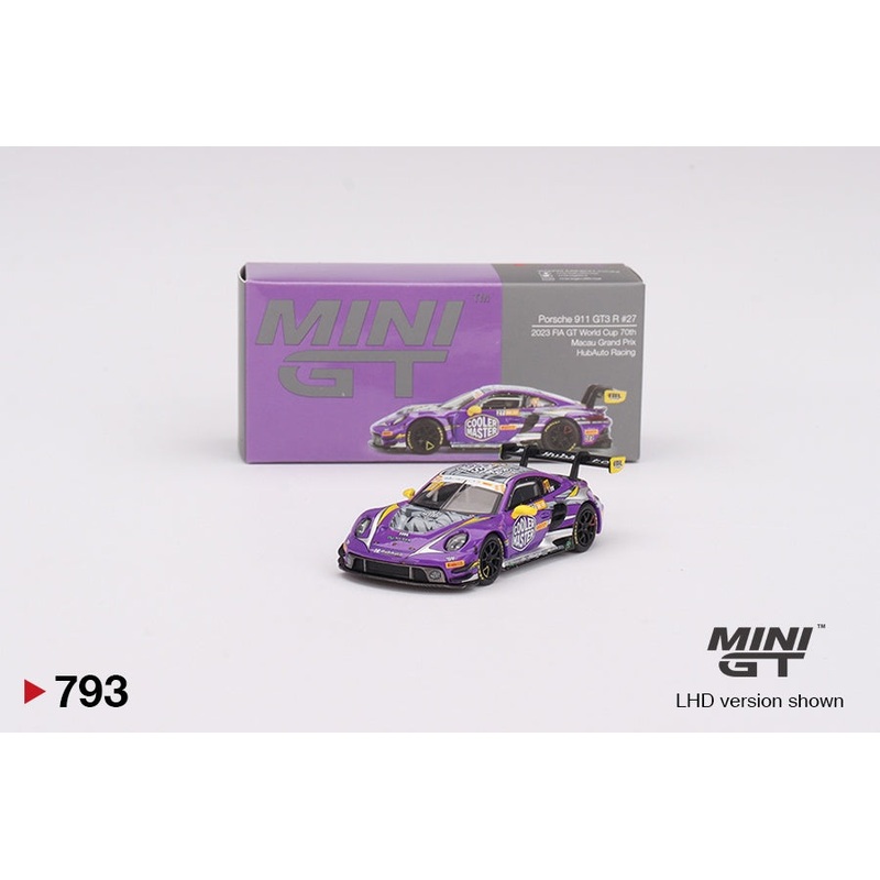 Mini GT - 1/64 Porsche 911 GT3 R #27 HubAuto Racing 2023 FIA
