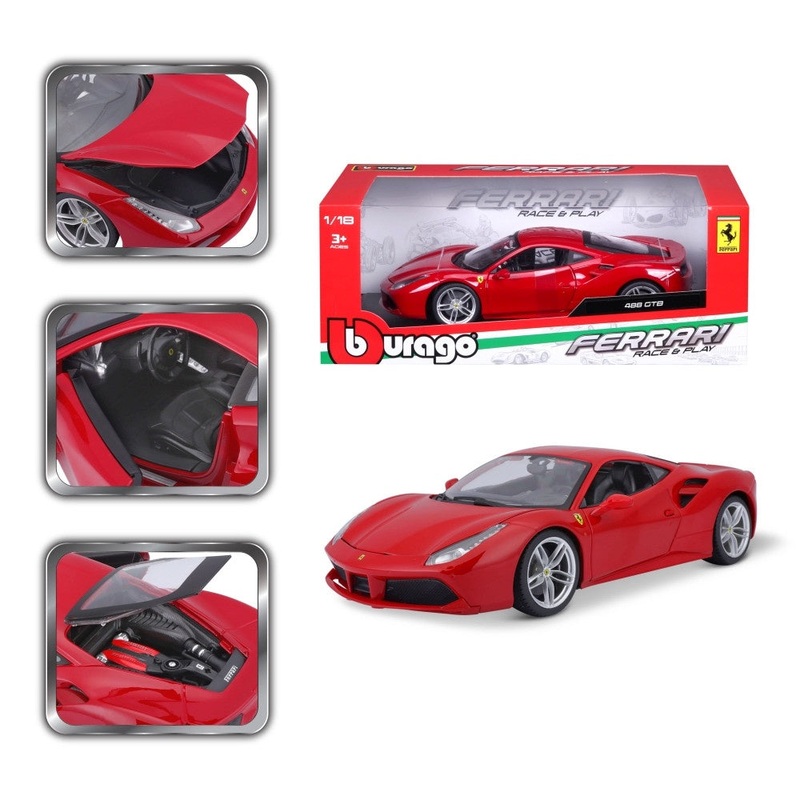 Burago - 1/18 Ferrari 488 GTB