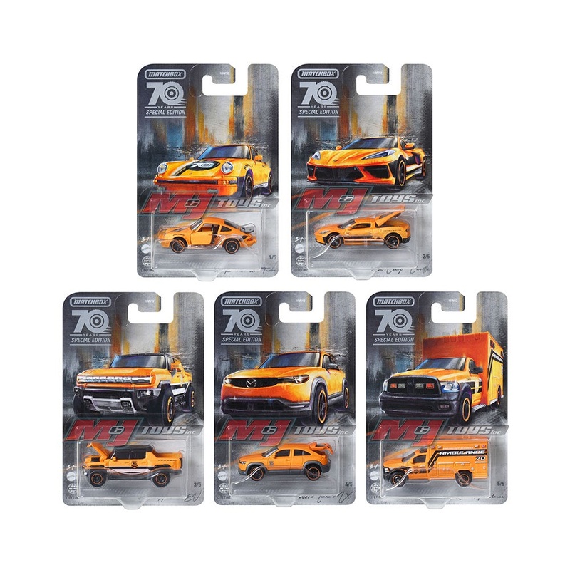 MatchBox - 70th Anniversary Moving Parts Assorted (HMV12) (Sold Individually)