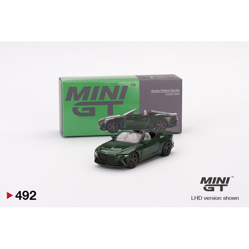Mini GT - 1/64 Bentley Mulliner Bacalar (Scarab Green)
