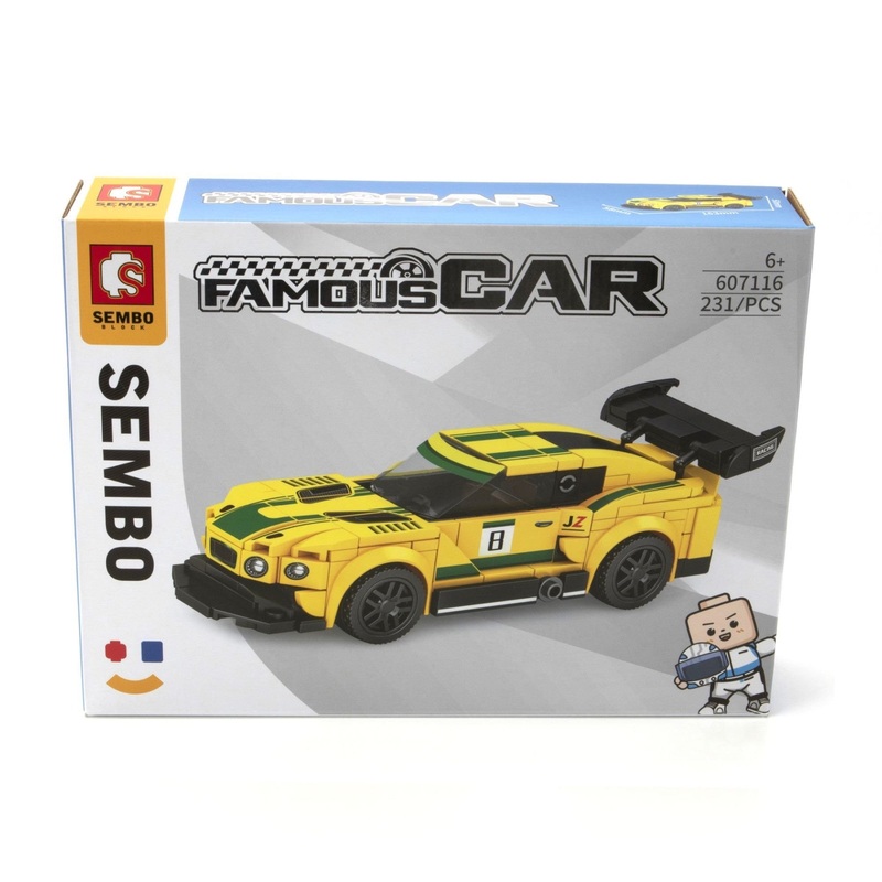 SEMBO - Famous Cars Bentley Continental GT3 (16cm) 231pcs
