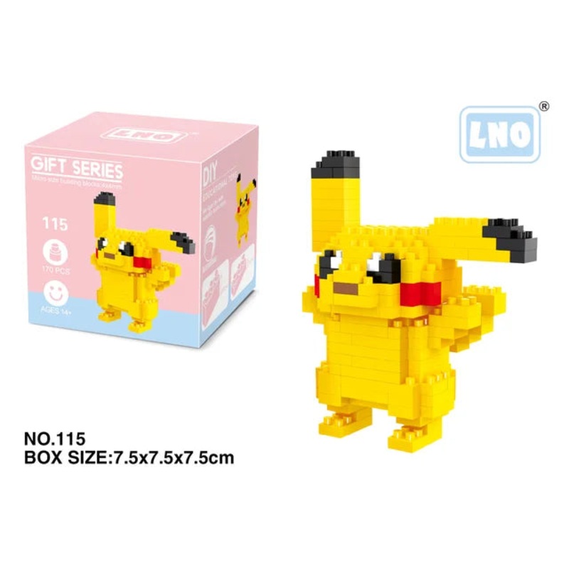 Wisehawk - Pokemon - Pikachu Micro Block (170pcs)