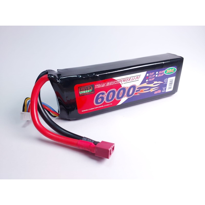 Enrichpower - 11.1V Battery 6000mAH Lipo 35C (Deans)