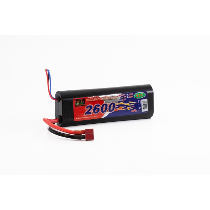 Enrichpower - 7.4V Battery 2600mAH Lipo 45C (Deans)