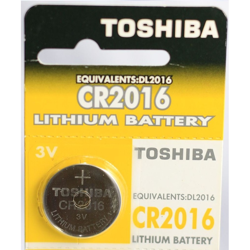 Toshiba - 3V Lithium Coin Battery - CR2016 (1)
