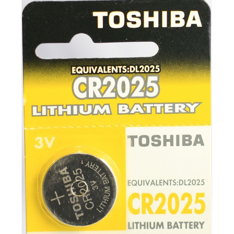 Toshiba - 3V Lithium Coin Battery - CR2025 (1)