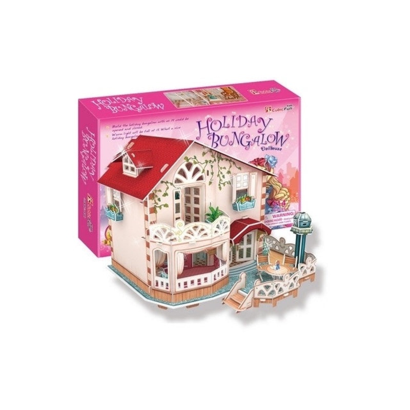 Cubic Fun - Holiday Bungalow Dollhouse (116pcs) (3D)