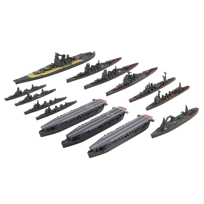 Fujimi Escort Carrier Set [ Type Taiyo/Musashi/Agano/Akashi ] w/ Painte