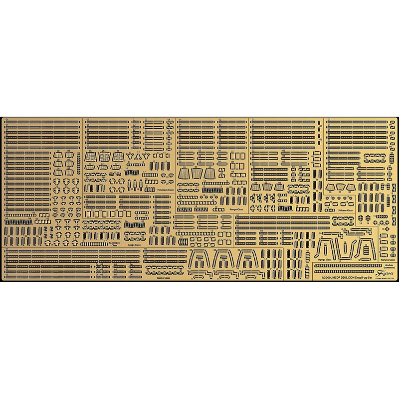 Fujimi Genuine Photo-Etched Parts for JMSDF Helicopter Destroyer, DDH/G