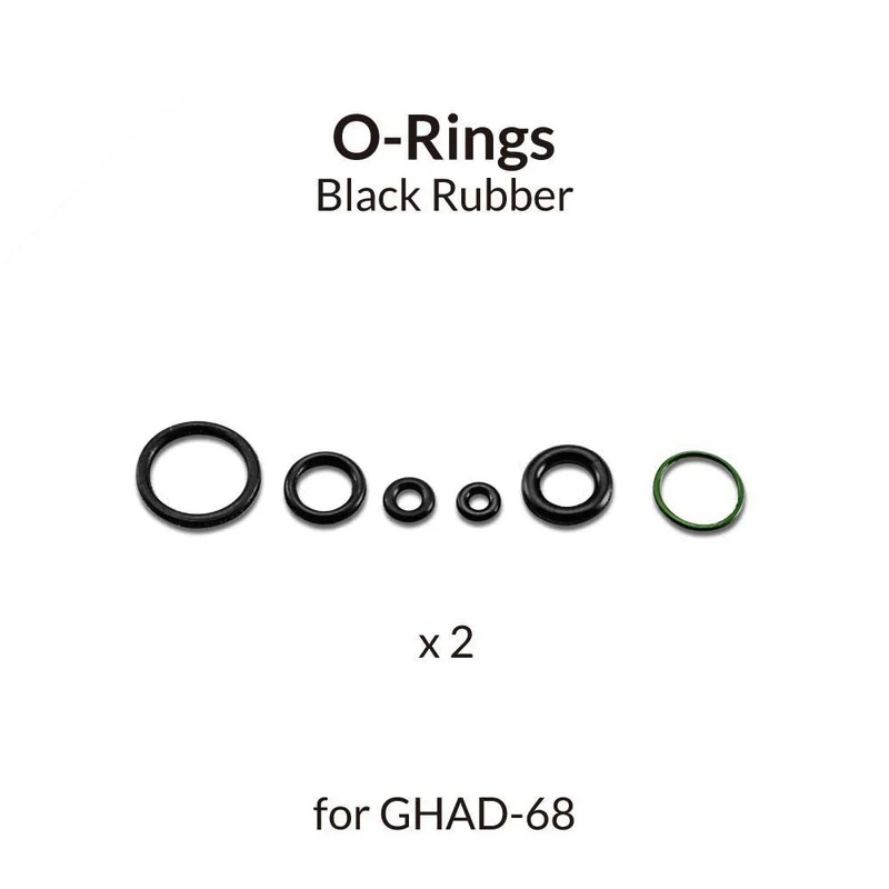 Gaahleri - Black O-Rings for GHAD-68 (40805)