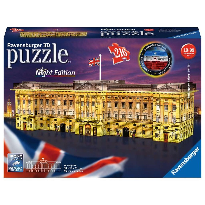 Ravensburger - Buckingham Palace Night Edition (216pcs) (3D)