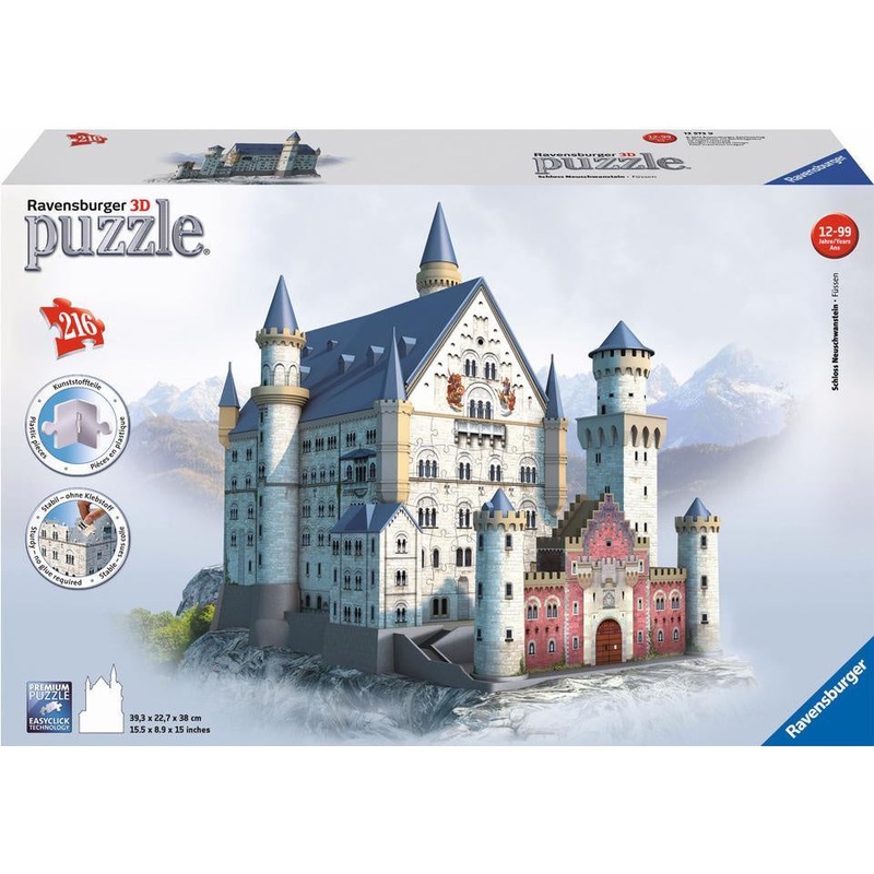 Ravensburger - Neuschwanstein Castle (216pcs) (3D)