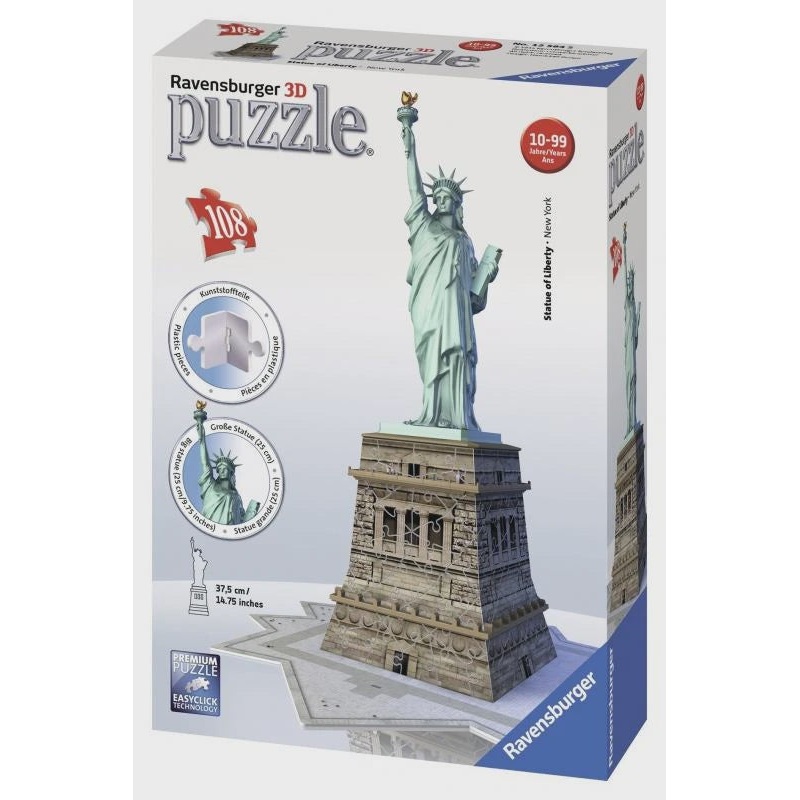 Ravensburger - Statue of Liberty (108pcs) (3D)