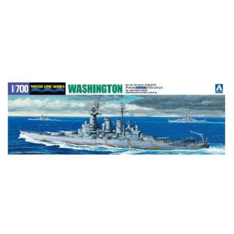 Aoshima 1/700 U.S.S Battleship Washington