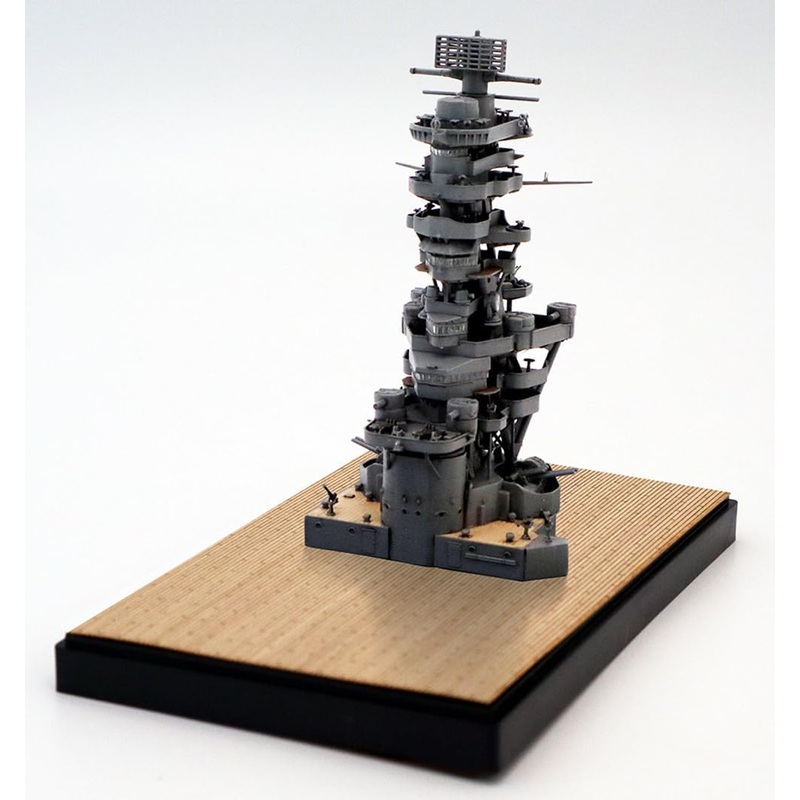 Fujimi 1/350 Imperial Japanese Navy Battleship Fuso Bridge (with wooden deck sticker)