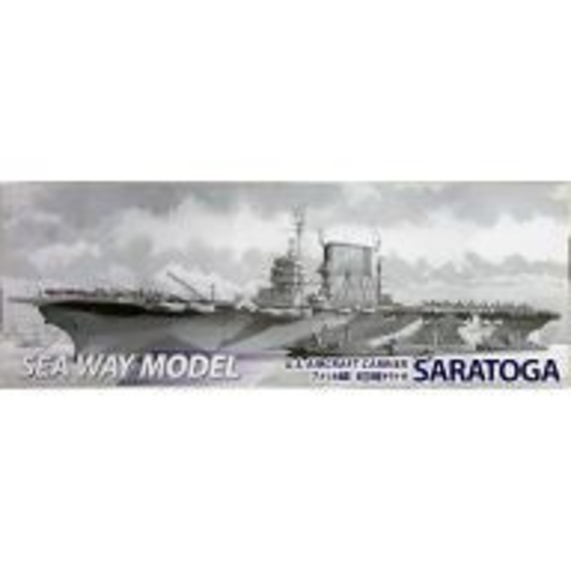 Fujimi 1/700 US Navy Aircraft Carrier Saratoga Sea Way Model