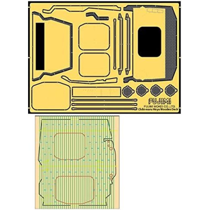 Fujimi Genuine Wood Deck Seal for Chibimaru Ship Hiryu