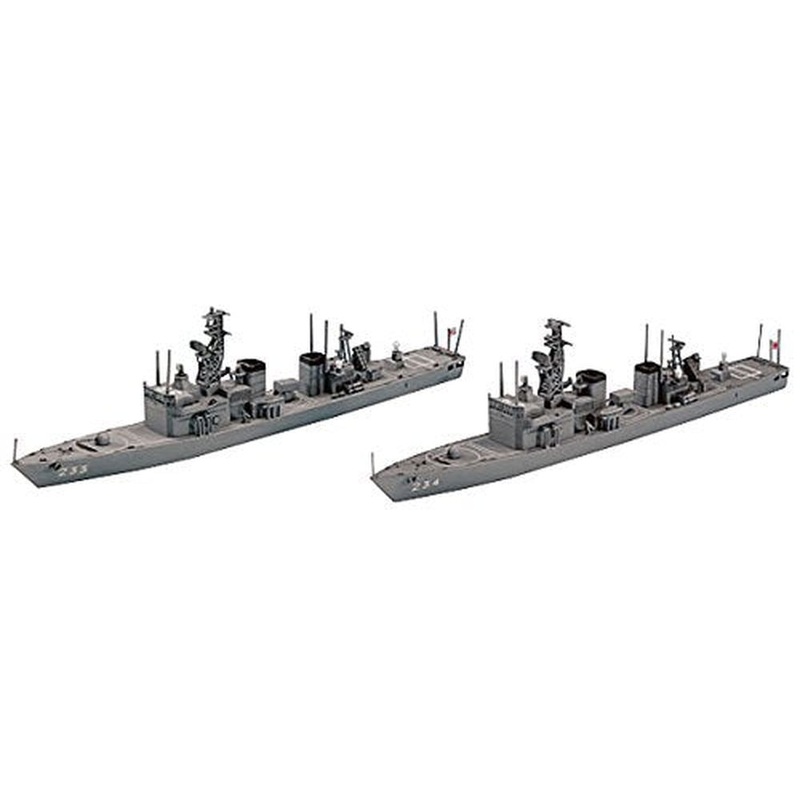 Hasegawa 1/700 JMSDF Destroyer Escort Chikuma DE-233/Tone DE-234 2 Set