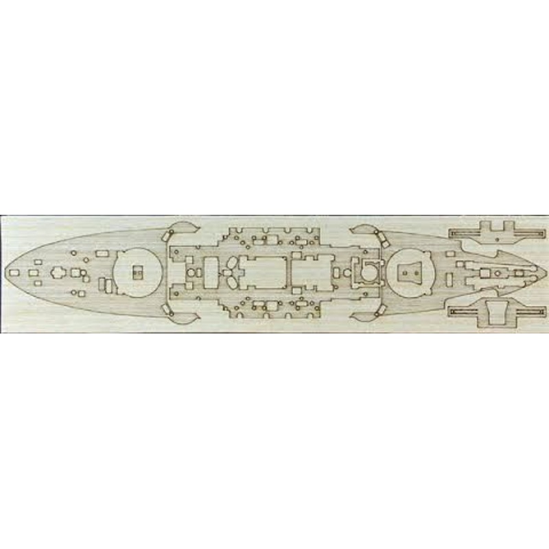 Hasegawa QG60 1/700 Wood Deck for IJN Battle Ship Mikasa