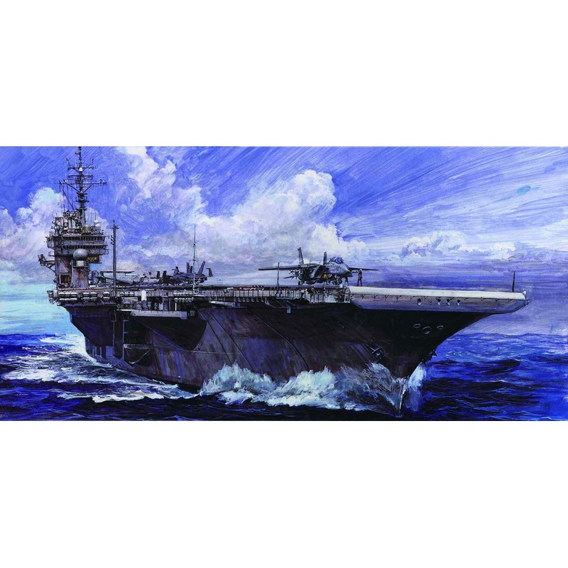 Fujimi CV-63 Kitty Hawk Special Version (w/Metal Part, Brass Rescue Lau