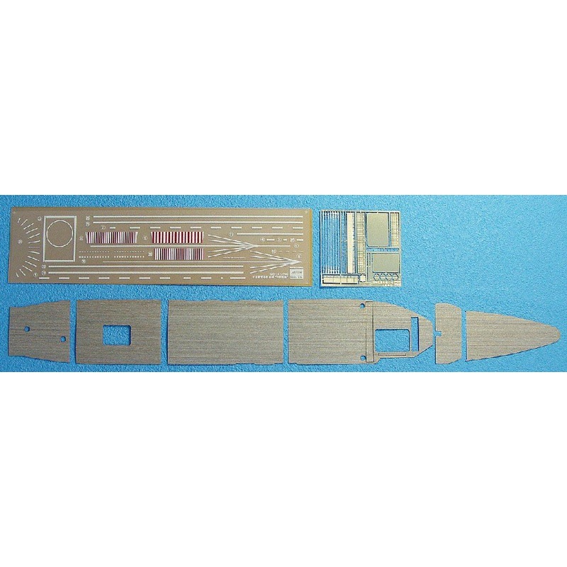 Hasegawa Wood Deck for Aircraft Carrier Akagi Three Flight Deck