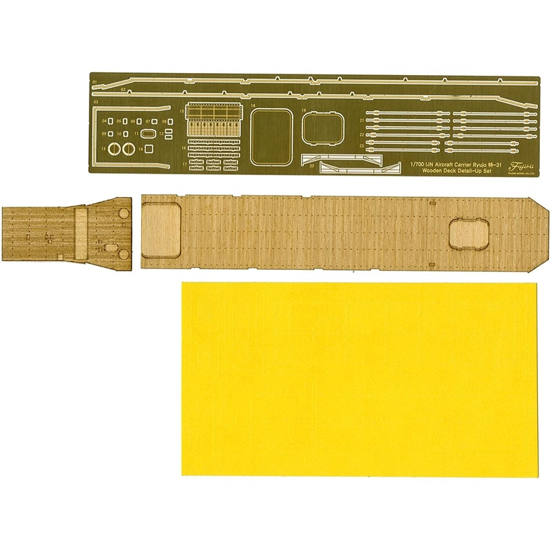 Fujimi Genuine Wood Deck Seal for IJN Aircraft Carrier Ryujo After Firs