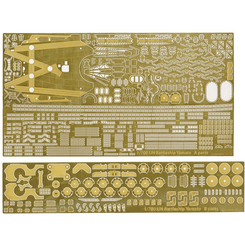 Fujimi Photo-Etched Parts for IJN Battle Ship Yamato (w/2 pieces 25mm M