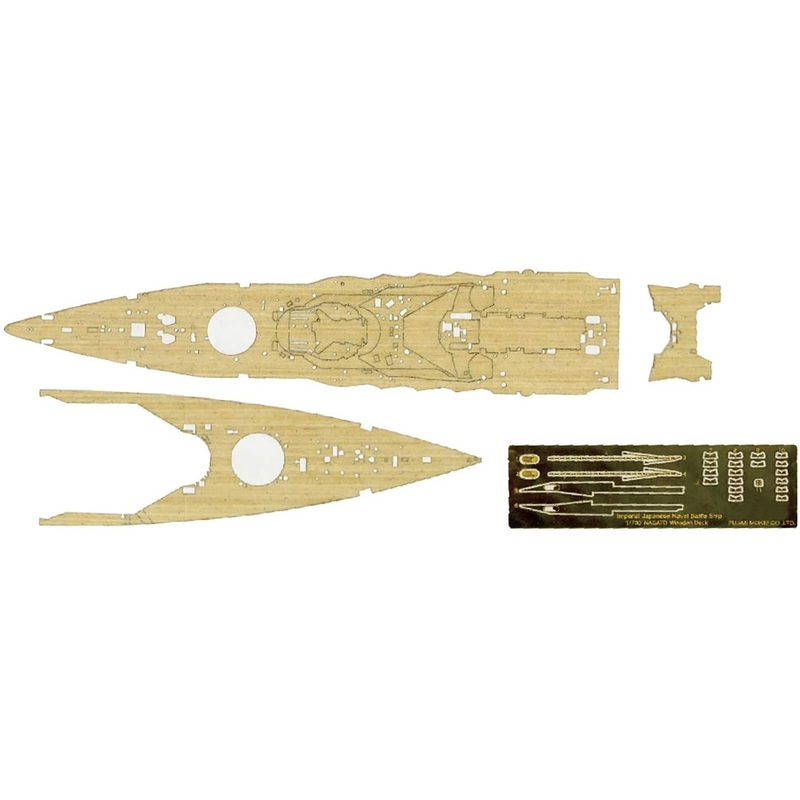 Fujimi Wood Deck Seal for IJN Battleship Nagato (w/Ship Name Plate)