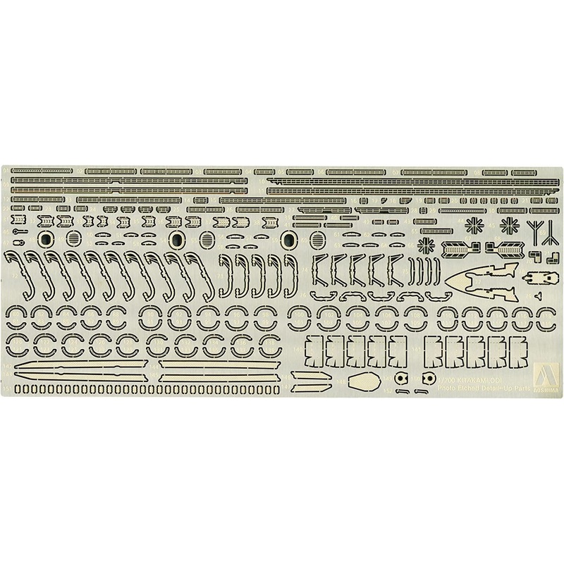 Aoshima Photo-Etched Set for Torpedo Cruiser Ooi/Kitakami