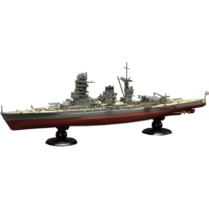 Fujimi 1/700 Imperial Navy Series No.11 EX-2 Japanese Navy Battleship Mutsu Full Hull Model (with etching parts)