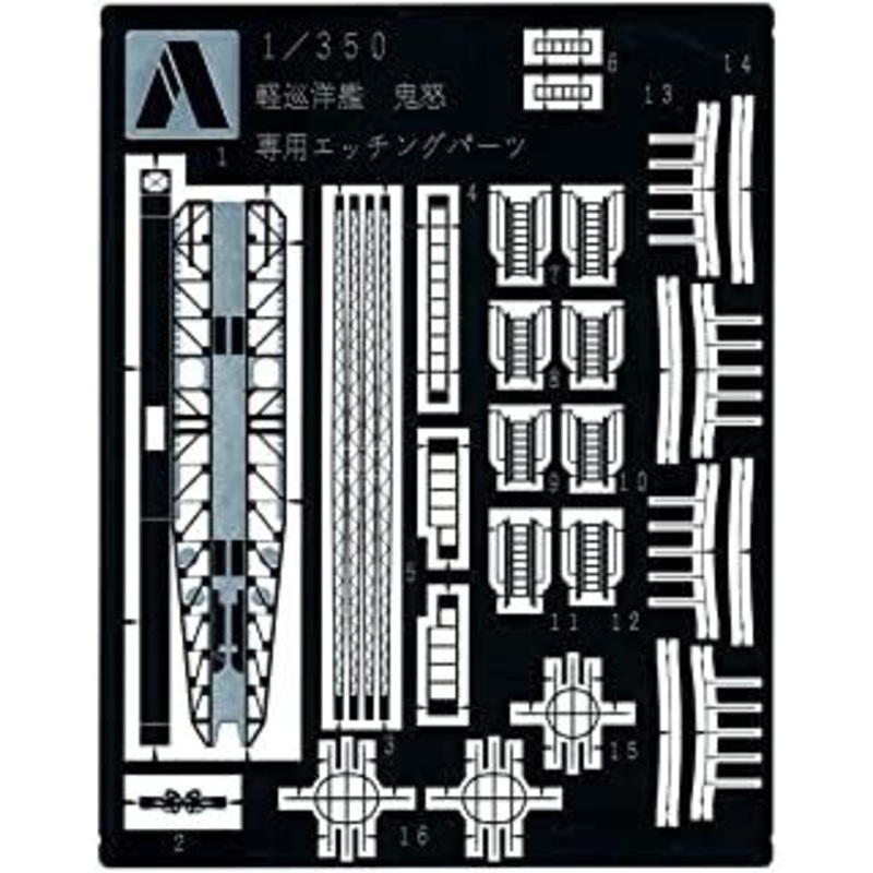 Aoshima Etching Parts ForLight Cruiser Kinu