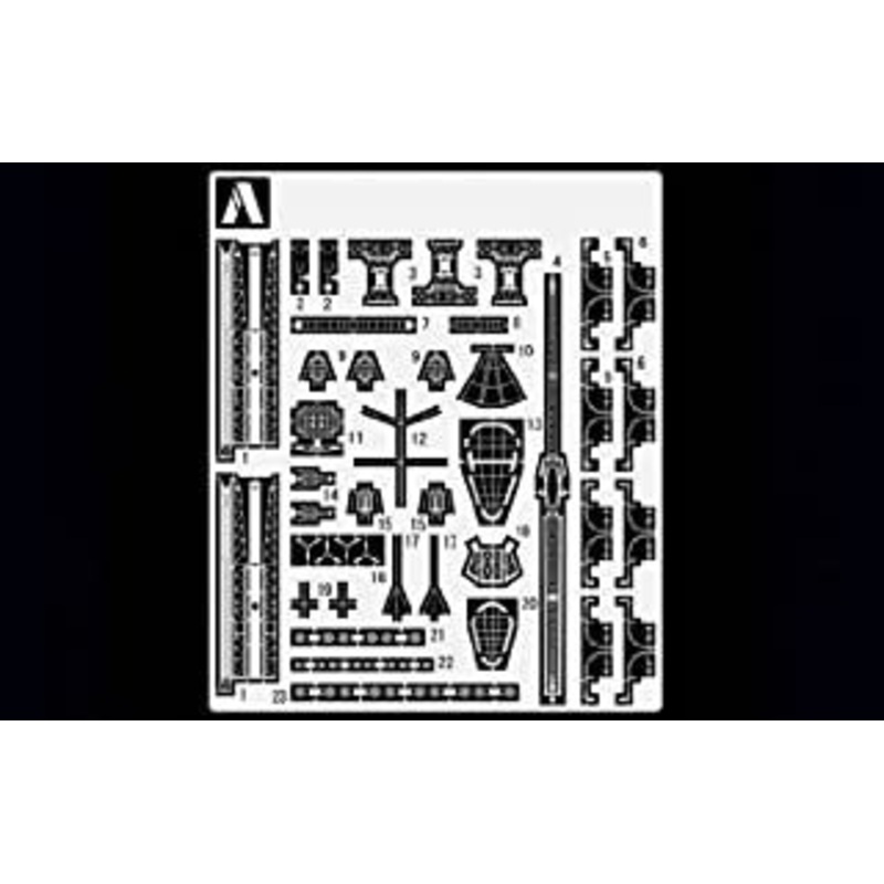 Aoshima For Heavy Cruiser Atago 1942 Etched Parts