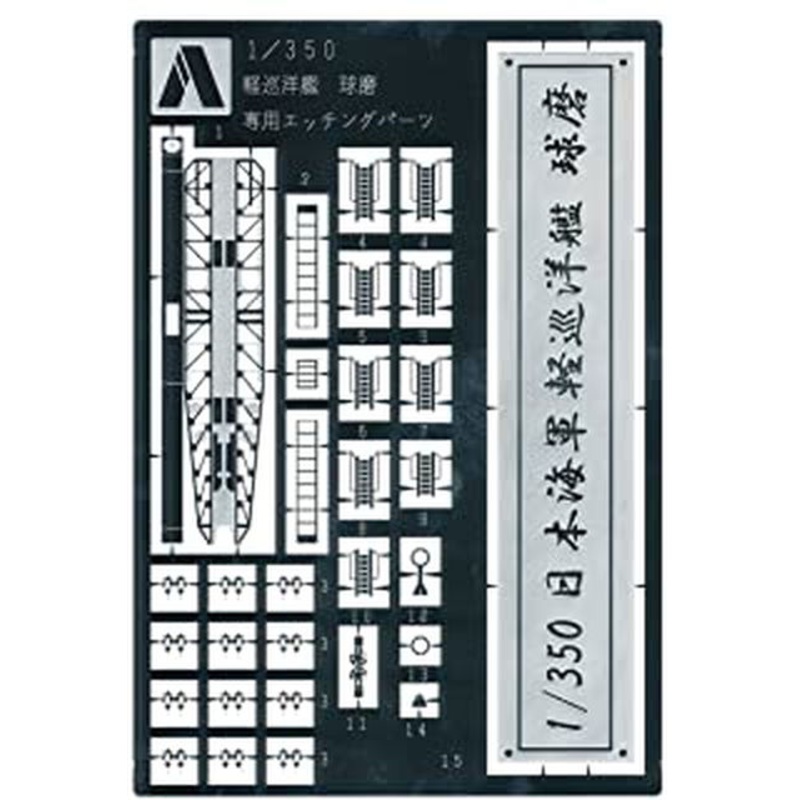 Aoshima For Light Cruiser Kuma Etched Parts
