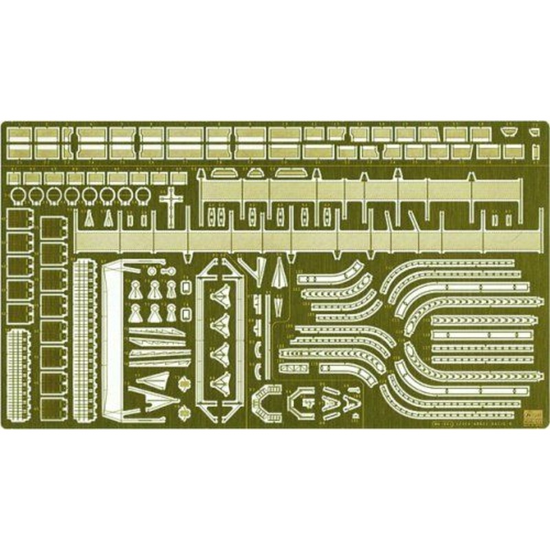Hasegawa IJN Aircraft Carrier Akagi Detail Up Etching Parts Basic B