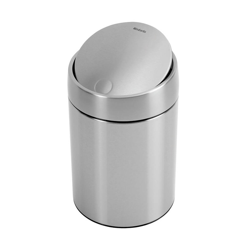 Brabantia Proof d'empreinte digitale Matt Steel Slide 5L