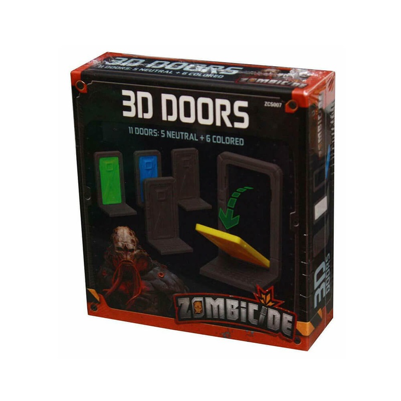 Jeu de plaques de portes 3D survader zombicide invader